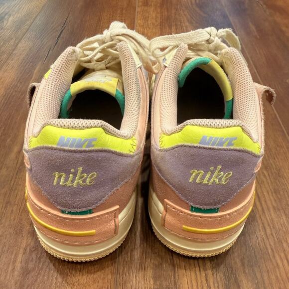 Nike Air Force 1 Shadow “Cashmere Pastel” Low Sneakers Women’s Size 9 - Picture 5 of 8